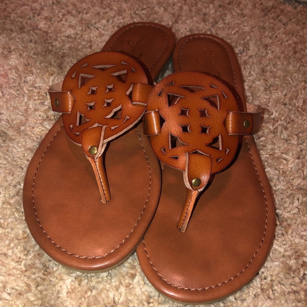 Brown sandals